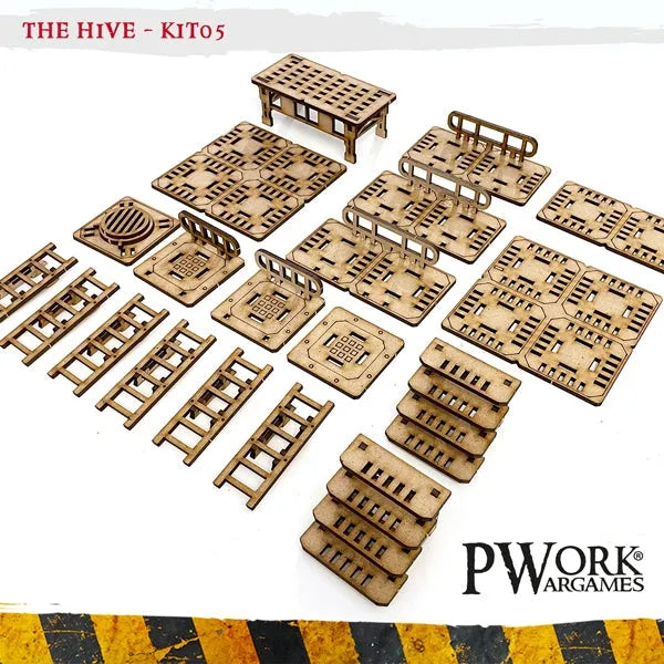 MDF Terrain The Hive 05-PWork Wargames-Radaddel