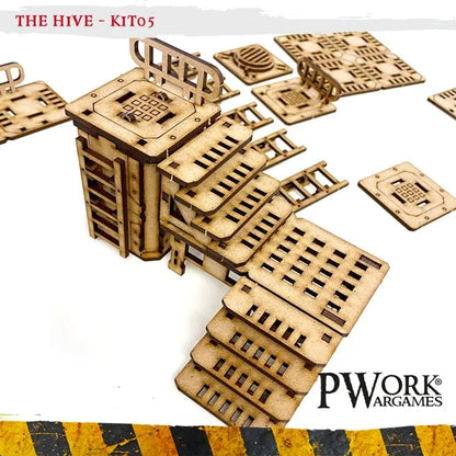 MDF Terrain The Hive 05-PWork Wargames-Radaddel