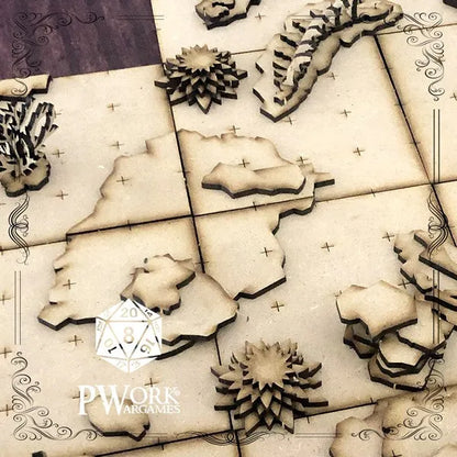 MDF RPG Tiles The Desert-PWork Wargames-Radaddel