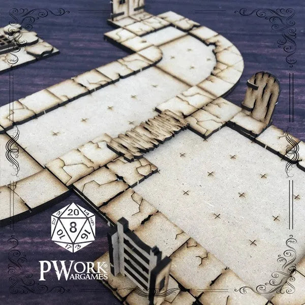 MDF RPG Tiles The Sewer-PWork Wargames-Radaddel