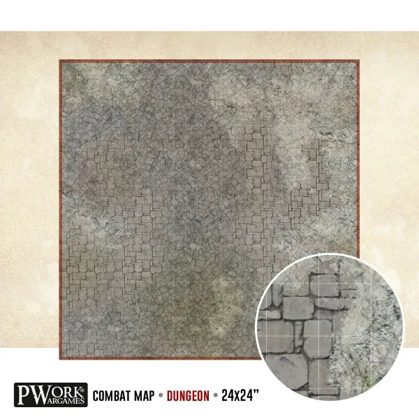 RPG Rewritable Combat Map Dungeon 36X48"-PWork Wargames-Radaddel