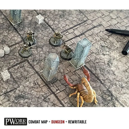 RPG Rewritable Combat Map Dungeon 36X48"-PWork Wargames-Radaddel