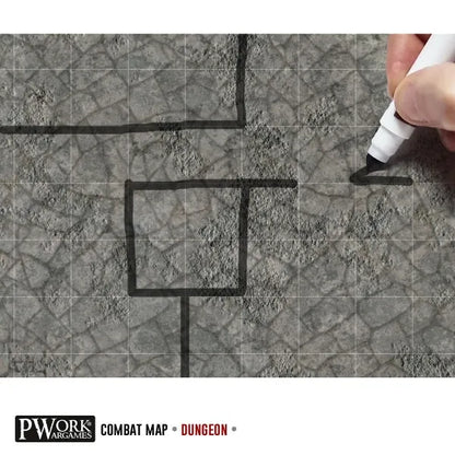 RPG Rewritable Combat Map Dungeon 36X48"-PWork Wargames-Radaddel