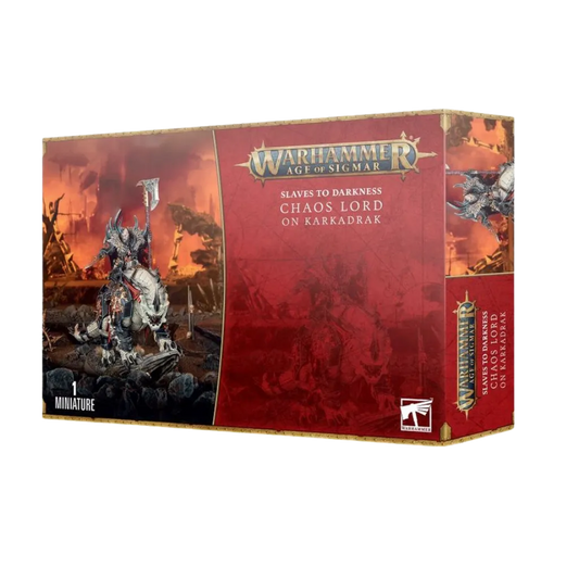 Slaves to Darkness: Chaos Lord on Karkadrak-Games Workshop-Radaddel