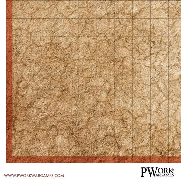RPG Rewritable Combat Map Desert 24x24"-PWork Wargames-Radaddel