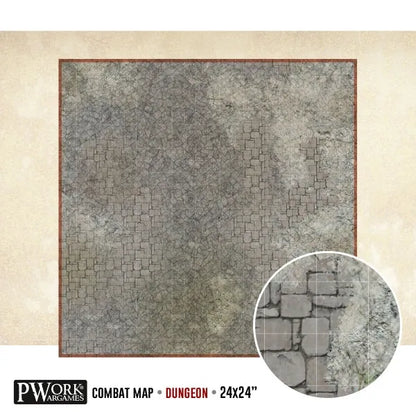RPG Rewritable Combat Map Dungeon 30x30"-PWork Wargames-Radaddel