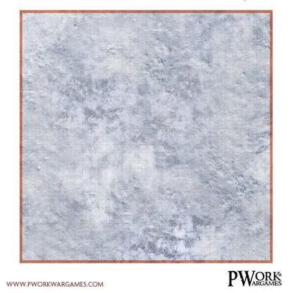 RPG Rewritable Combat Map Snow Plain 30x30"-PWork Wargames-Radaddel