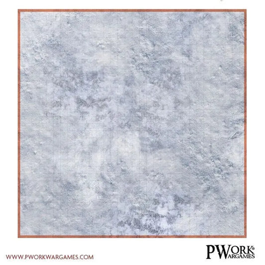 RPG Rewritable Combat Map Snow Plain 36x48"-PWork Wargames-Radaddel