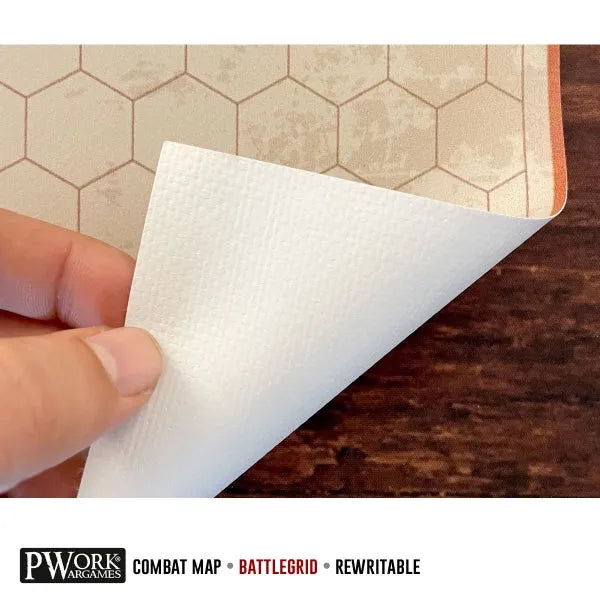 RPG Rewritable Hexagon Battlegrid 36x48"-PWork Wargames-Radaddel