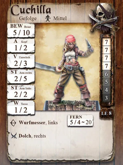 Cuchilla & Tirado | Piraten-Freebooter Miniatures-Radaddel