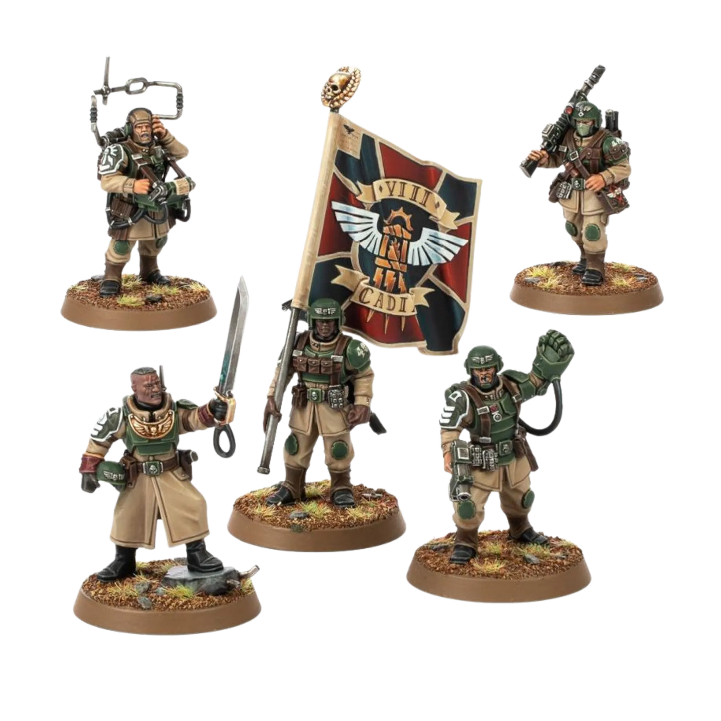 Astra Militarum: Cadian Command Squad-Games Workshop-Radaddel