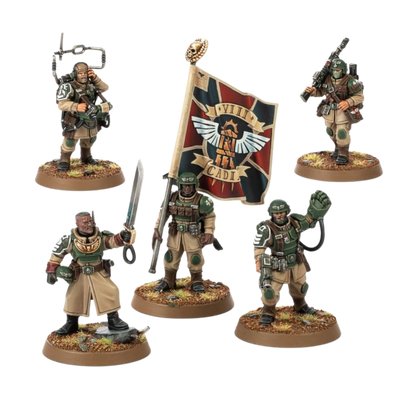 Astra Militarum: Cadian Command Squad-Games Workshop-Radaddel