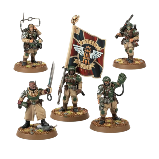 Astra Militarum: Cadian Command Squad-Games Workshop-Radaddel