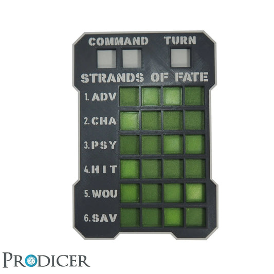 Sci-Fi Strands of Fate Pro Dashboard | Neon-Grün-ProDicer-Radaddel