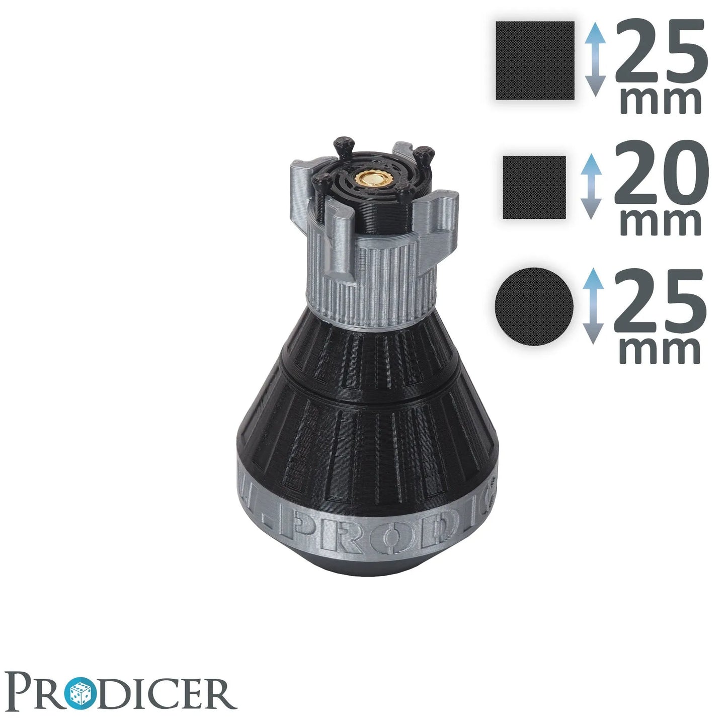 Miniature Pro Painting Handle | Small (20-25mm) | Ohne Griff-ProDicer-Radaddel
