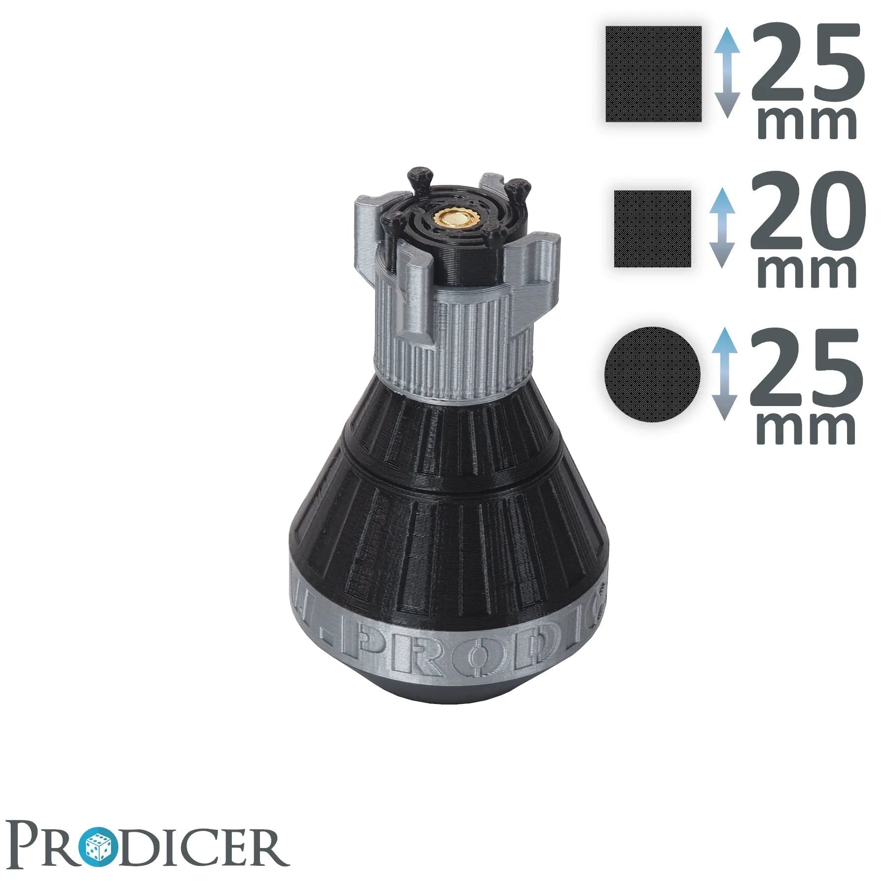 Miniature Pro Painting Handle | Small (20-25mm) | Ohne Griff-ProDicer-Radaddel