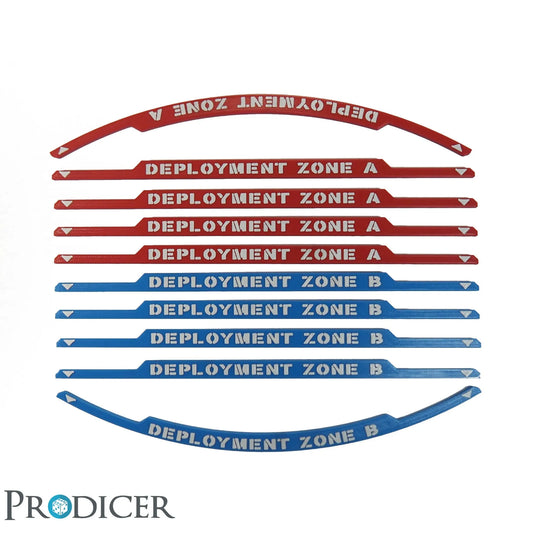 Deployment Zone Marker | Set (Rot+Blau)-ProDicer-Radaddel