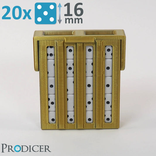 Dice Pro Keeper - 16mm | Gold-Silber-ProDicer-Radaddel
