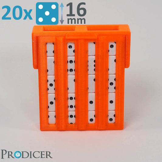 Dice Pro Keeper - 16mm | Neon-Orange-ProDicer-Radaddel