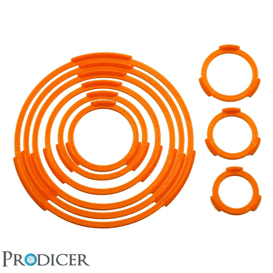 Base Squad Marker | 40mm(10x) Neon Orange-ProDicer-Radaddel