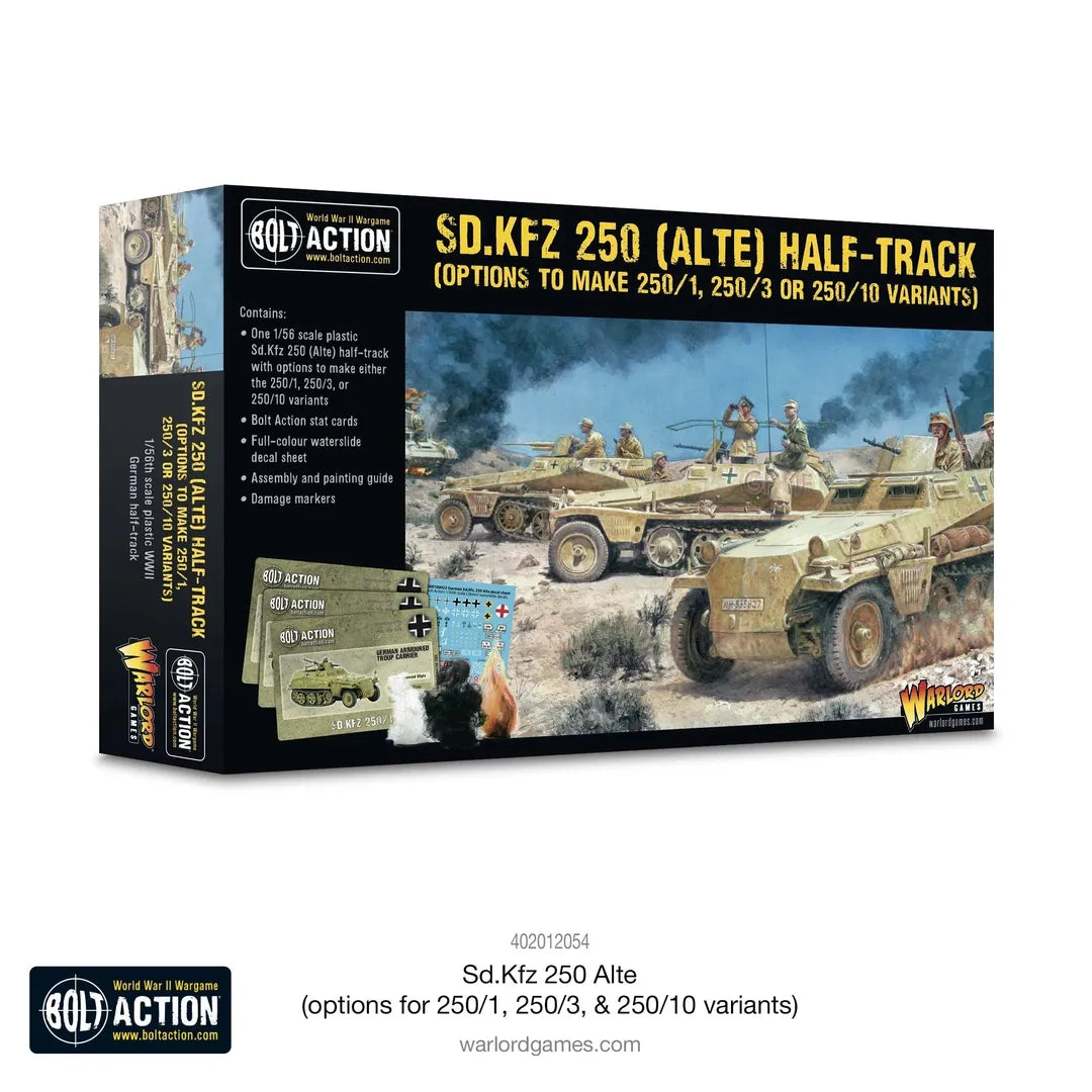 Sd.Kfz.250 (Alte) Half-Track (Options for 250/1, 250/3, 250/10)-Warlord Games-Radaddel