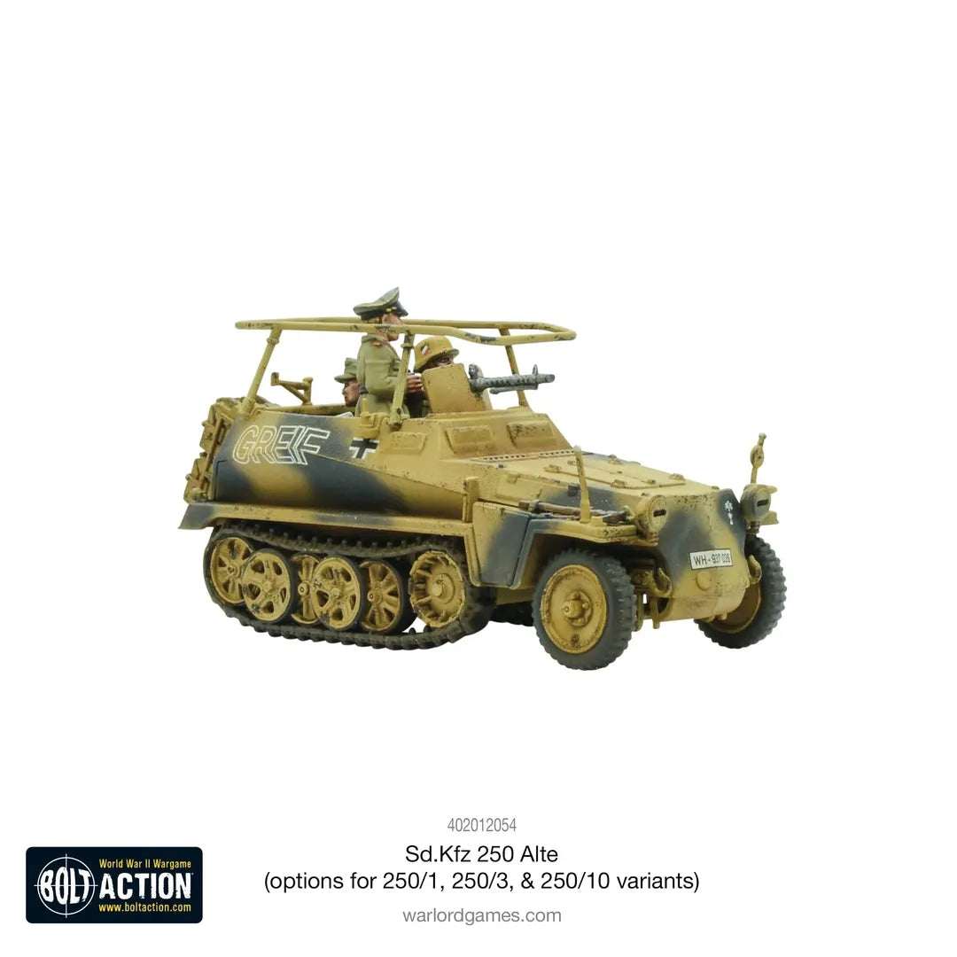 Sd.Kfz.250 (Alte) Half-Track (Options for 250/1, 250/3, 250/10)-Warlord Games-Radaddel