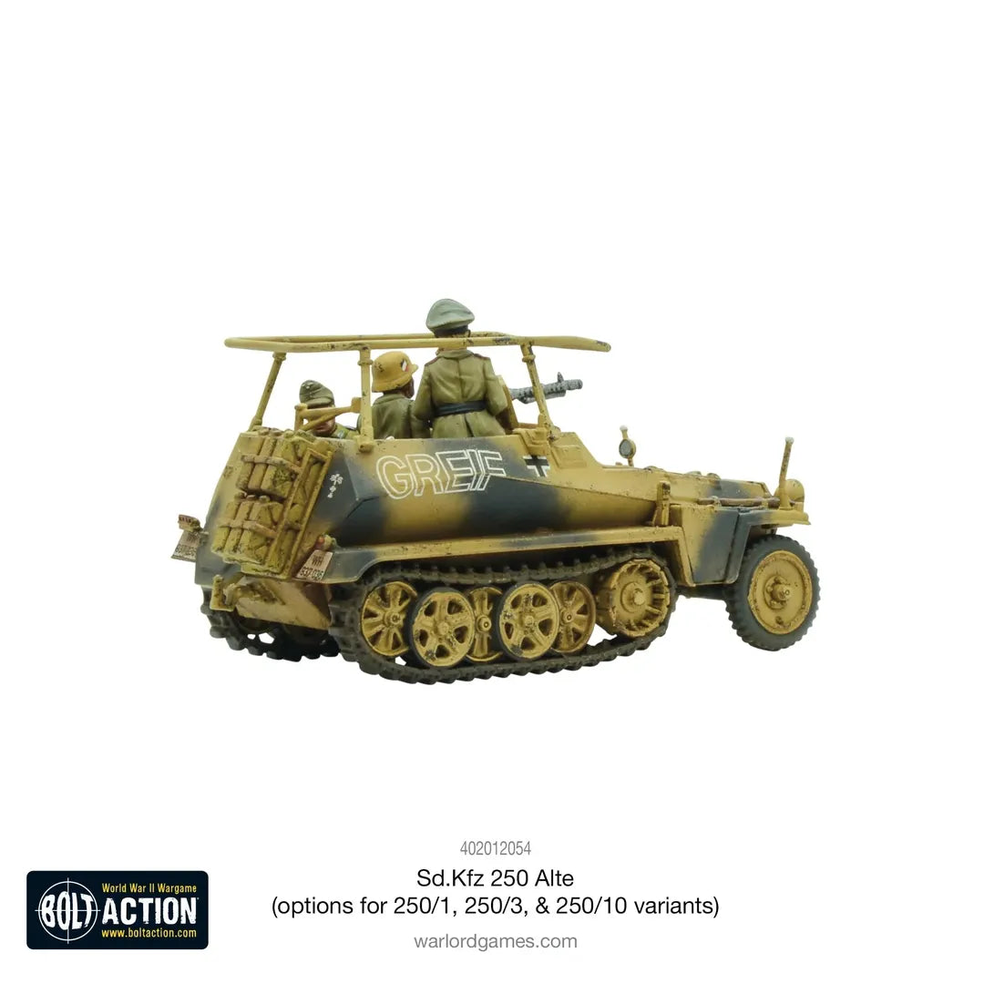 Sd.Kfz.250 (Alte) Half-Track (Options for 250/1, 250/3, 250/10)-Warlord Games-Radaddel
