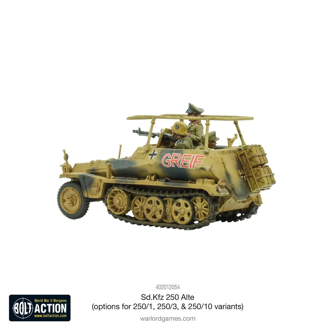 Sd.Kfz.250 (Alte) Half-Track (Options for 250/1, 250/3, 250/10)-Warlord Games-Radaddel