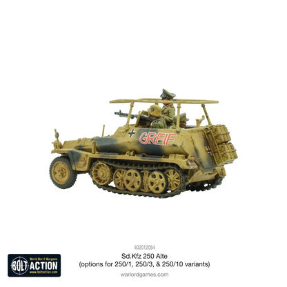 Sd.Kfz.250 (Alte) Half-Track (Options for 250/1, 250/3, 250/10)-Warlord Games-Radaddel