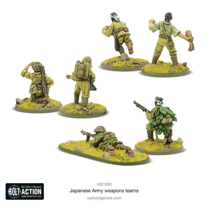 Japanese Army Weapons Teams-Warlord Games-Radaddel