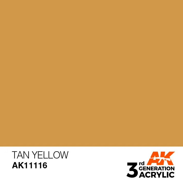 AK 3GEN Tan Yellow 17ml-AK-Interactive-Radaddel