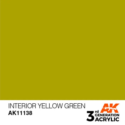 AK 3GEN Interior Yellow Green 17ml-AK-Interactive-Radaddel
