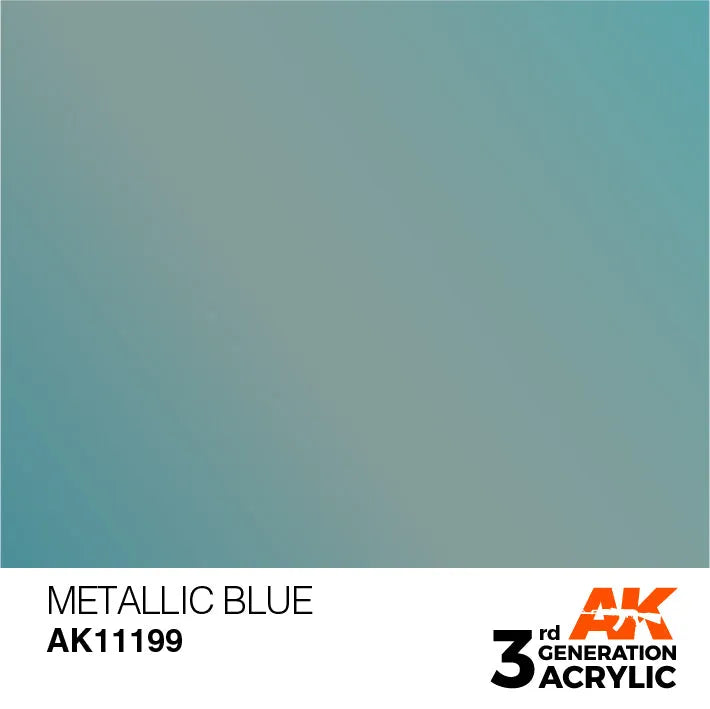 AK 3GEN Metallic Blue 17ml-AK-Interactive-Radaddel