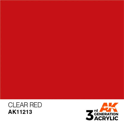 AK 3GEN Clear Red 17ml-AK-Interactive-Radaddel