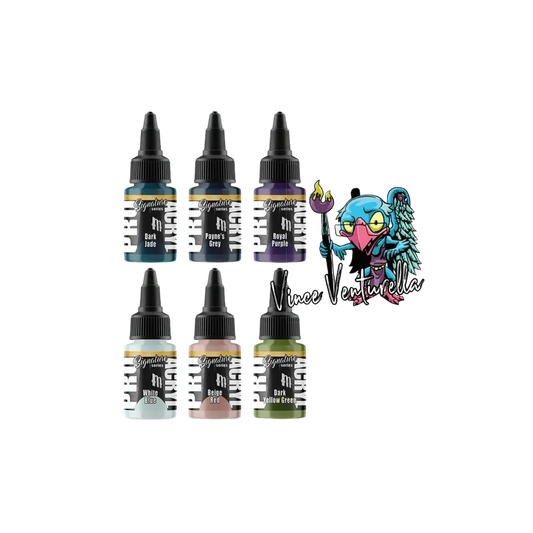 Pro Acryl Vince Venturella Signature Set - 6 colors (6x22ml)-Monument Hobbies-Radaddel
