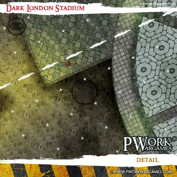 Neoprene Mat Dark London Stadium-PWork Wargames-Radaddel