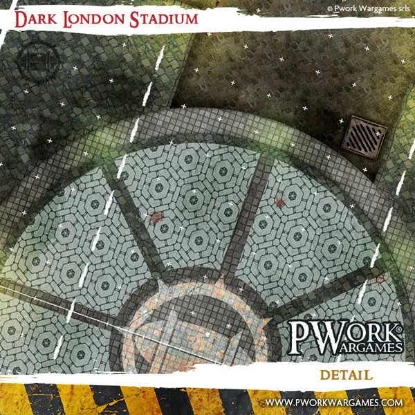 Neoprene Mat Dark London Stadium-PWork Wargames-Radaddel
