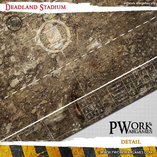Neoprene Mat Deadland Stadium-PWork Wargames-Radaddel