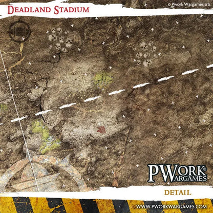Neoprene Mat Deadland Stadium-PWork Wargames-Radaddel