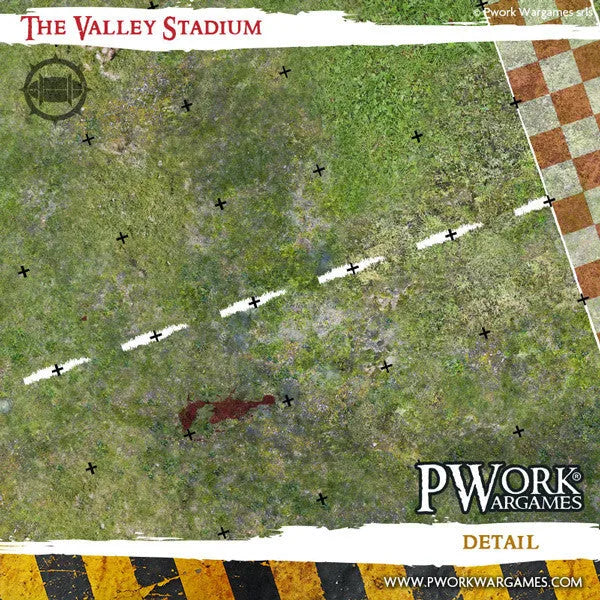 Neoprene Mat The Valley Stadium-PWork Wargames-Radaddel