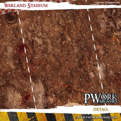 Neoprene Mat Warland Stadium-PWork Wargames-Radaddel