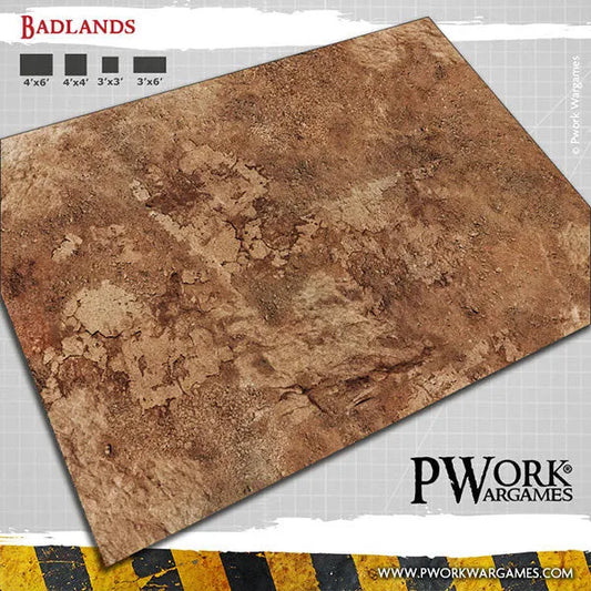 Neoprene Mat Badlands 22x30''-PWork Wargames-Radaddel