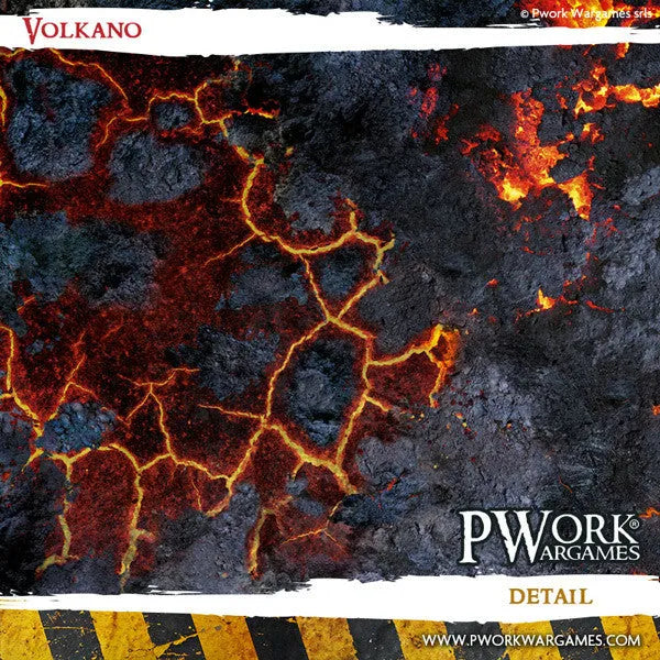 Neoprene Mat Volkano 22x30''-PWork Wargames-Radaddel