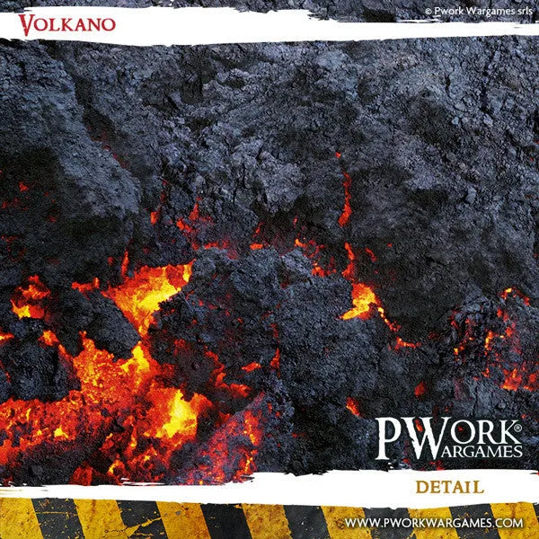 Neoprene Mat Volkano 22x30''-PWork Wargames-Radaddel