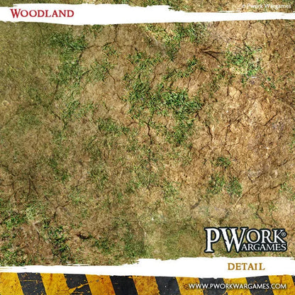 Neoprene Mat Woodland 22x30''-PWork Wargames-Radaddel
