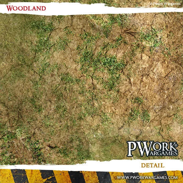 Neoprene Mat Woodland 44x60''-PWork Wargames-Radaddel