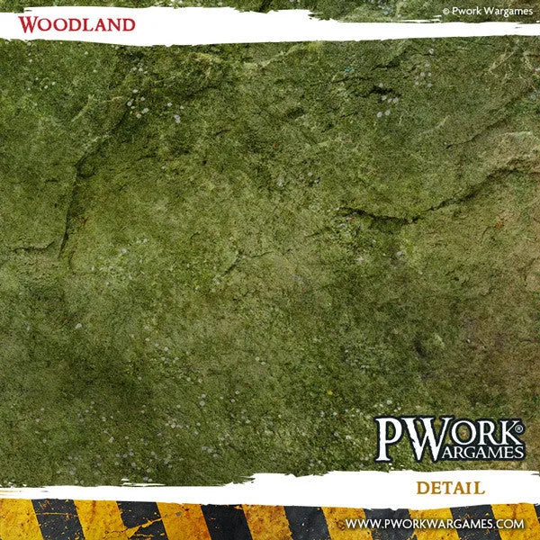 Neoprene Mat Woodland 44x60''-PWork Wargames-Radaddel