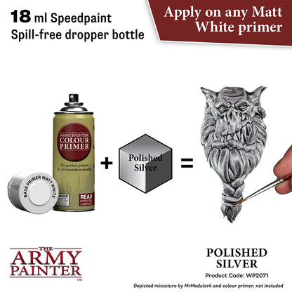 Polished Silver Speedpaint (80)-The Army Painter-Radaddel