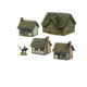 Pike & Shotte Epic Battles - Thatched Hamlet Scenery Pack-Warlord Games-Radaddel