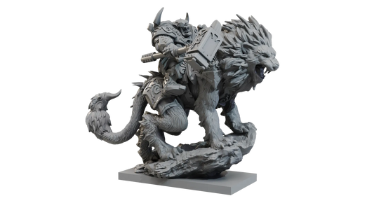 Riftforged Orc Stormbringer On Manticore-Mantic Games-Radaddel